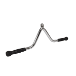 Nanza Cable Attachments | Preacher Curl Handle V shape Triceps Press Down Handle Bar with Rubber Grips